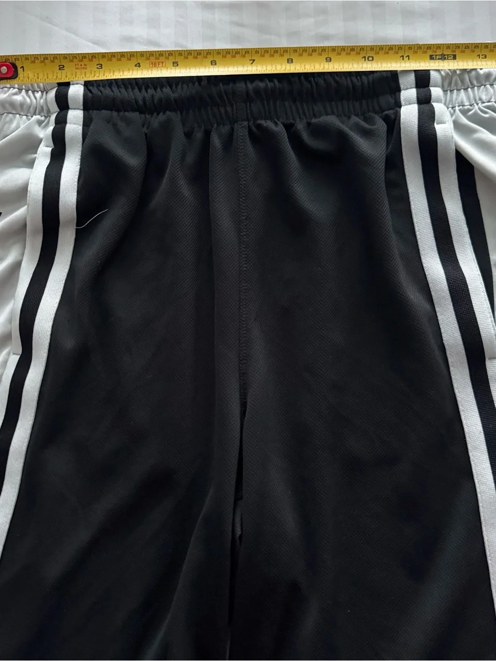Jordan Black and White Center Logo Athletic Shorts